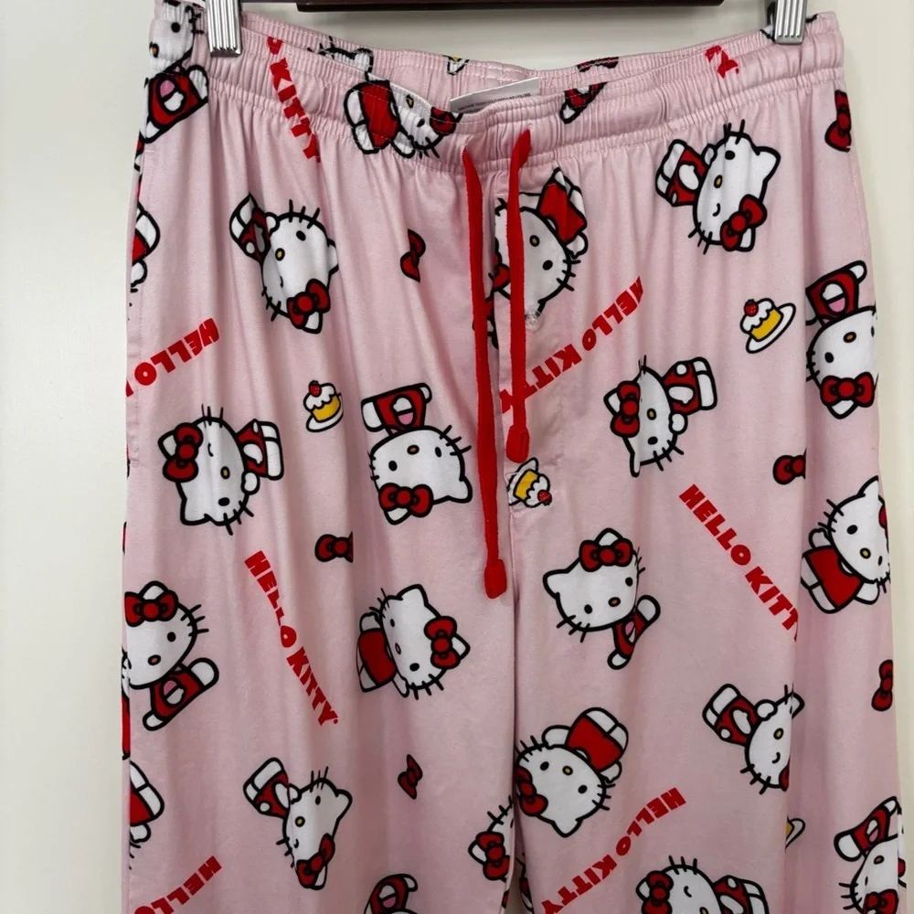 Box lunch x Sanrio Hello Kitty Pink Pajama  elastic waist Pants size M